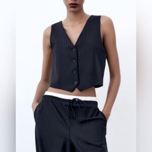 Zara PinStripe Vest size Medium